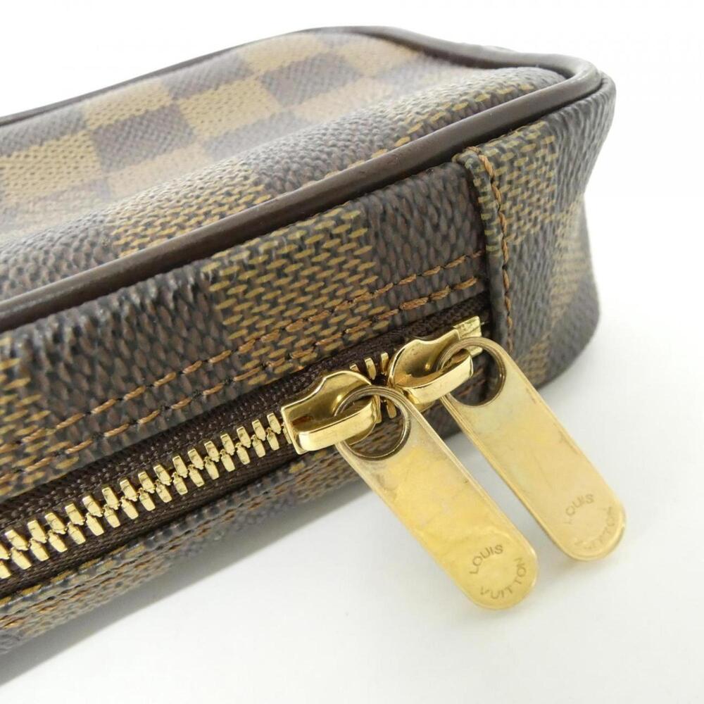 LOUIS VUITTON Authentic Brown Damier Pouch - Picture 4 of 7